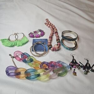 Colorful Women's Jewelry Set